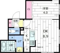 Leia月寒の間取り画像