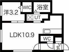 CITY RESIDENCE月寒西（シティレジデンス月寒西）の間取り画像