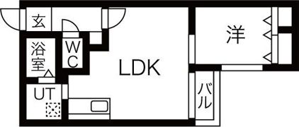 コムズ幌平橋の間取り画像