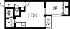 コムズ幌平橋の間取り画像