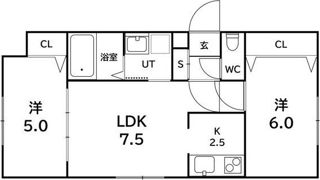 ラフィーネ発寒南IIの間取り画像