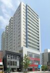 UURコート札幌南三条プレミアタワーの外観