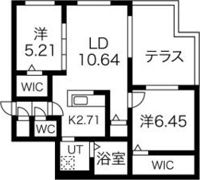 GRAN DUKE八軒の間取り画像