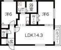 プランタン円山の間取り画像