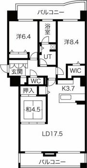 エスポアシティ札幌の間取り画像