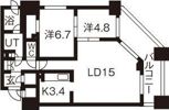 パークアクシス札幌植物園前の間取り画像