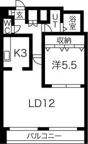 ル・セーヌ札幌（旧トーワ南6条）の間取り画像