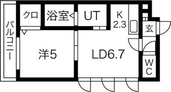 ジェミニ麻生aの間取り画像