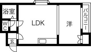 ハイムクローネの間取り画像