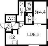ヴァンヴェール平岸の間取り画像