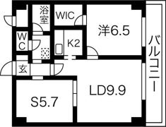 グランデDAIWA美園の間取り画像