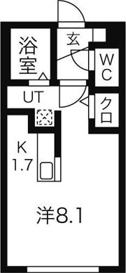 クレスト中の島の間取り画像