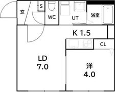 ラフィーネ澄川IIIの間取り画像