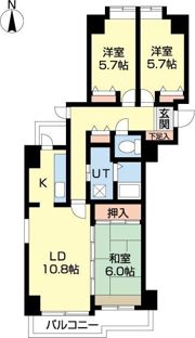 オ・ドミール北19条の間取り画像
