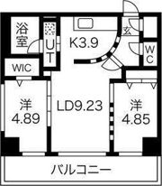 コローレ知事公館前の間取り画像