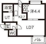 ブロッサ麻生の間取り画像