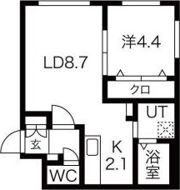 ラフレーズ発寒（LafraiseHassamu）の間取り画像