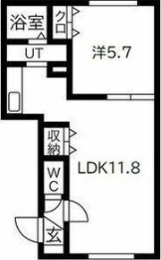 ラ・アムール栄通の間取り画像