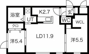 LEVANTE VIII（レヴァンテエイト）の間取り画像