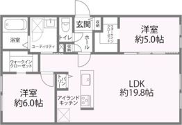 シティグレイス新札幌の間取り画像