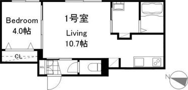 リーサ苗穂駅前の間取り画像