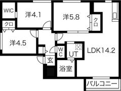 ベルツリーRJの間取り画像