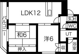 サントノーレ厚別の間取り画像