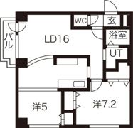 EF TOWN 2ndの間取り画像