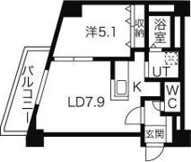 アパティア西町南の間取り画像