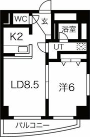 エクリュの間取り画像