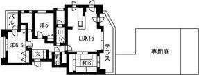 ダイアパレスアクアスプリングス札幌の間取り画像