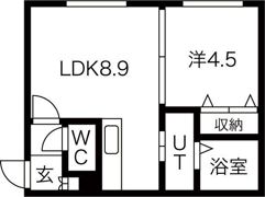 ヴェルデコリーナ発寒南の間取り画像