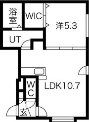 VIVERE二十四軒の間取り画像