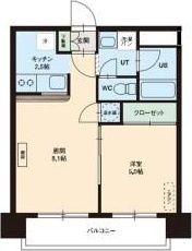 サザンステラコート北大の間取り画像