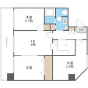 平岸2-10の間取り画像