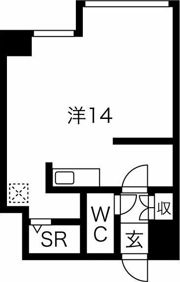 マジソンハイツの間取り画像