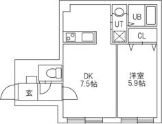 グランメール本郷通南の間取り画像