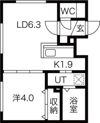 シティレジデンス北6条の間取り画像