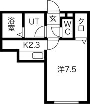 リベルティ南平岸の間取り画像