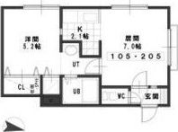 ルミエールN38の間取り画像