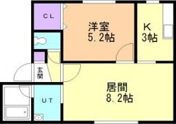 グローリーアンザイの間取り画像