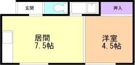 プレベール2の間取り画像