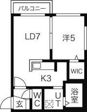 REGULUS桑園の間取り画像