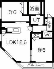 アーバン南郷MR（アーバンナンゴウエムアール）の間取り画像