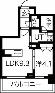 ラ・クラッセ札幌シティフォートの間取り画像