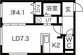 ALPHA山鼻の間取り画像