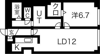 アイビス壱番館の間取り画像