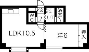ペントルージュの間取り画像