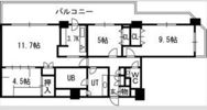 知事公館前タワーレジデンスの間取り画像