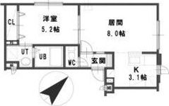 パストラーレJUNの間取り画像
